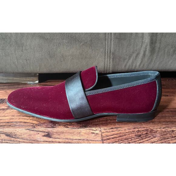 $475 NEW Magnanni Purple Velvet Smoking Slippers Loafers Shoes Size 10(43)D main image 9